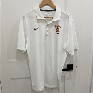 Nike x USC Trojans White Dri-FIT Men's Polo Shirt